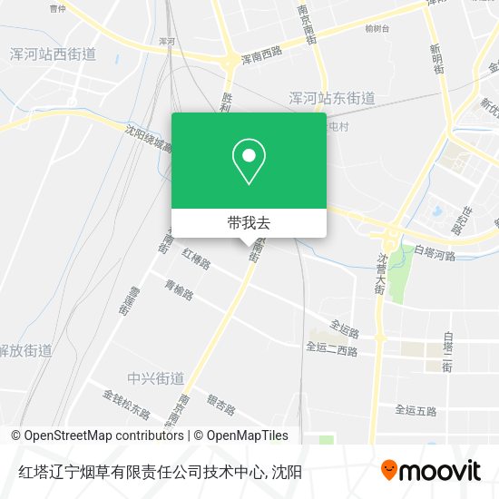 红塔辽宁烟草有限责任公司技术中心地图