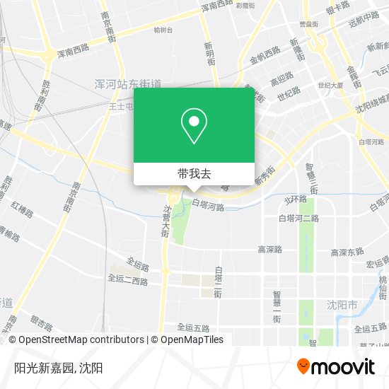 阳光新嘉园地图