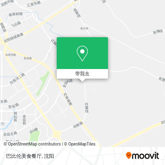巴比伦美食餐厅地图