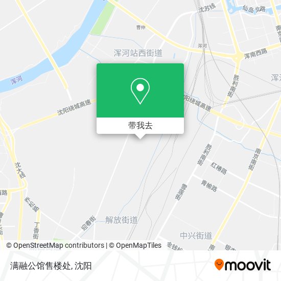 满融公馆售楼处地图