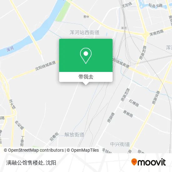 满融公馆售楼处地图