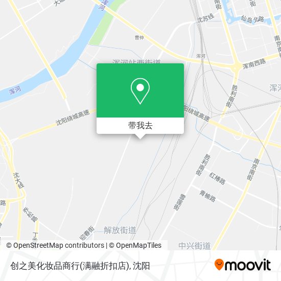 创之美化妆品商行(满融折扣店)地图