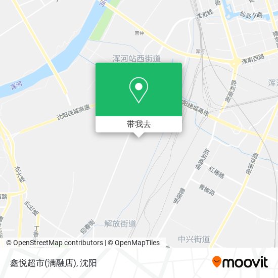 鑫悦超市(满融店)地图