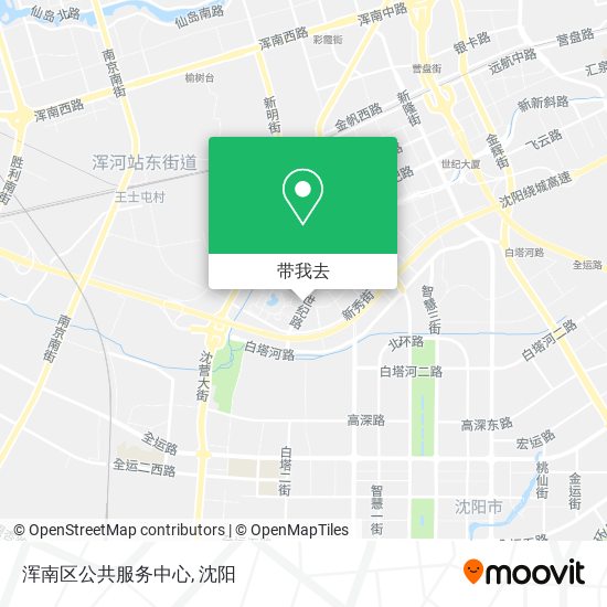 浑南区公共服务中心地图