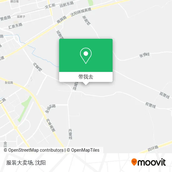 服装大卖场地图