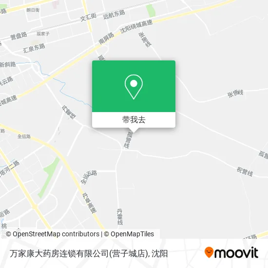 万家康大药房连锁有限公司(营子城店)地图