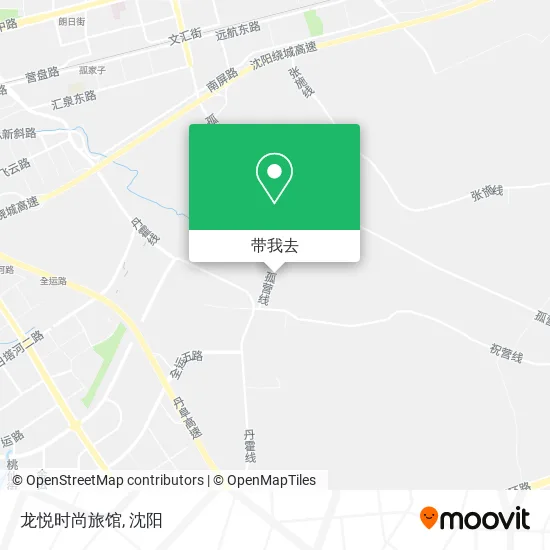 龙悦时尚旅馆地图