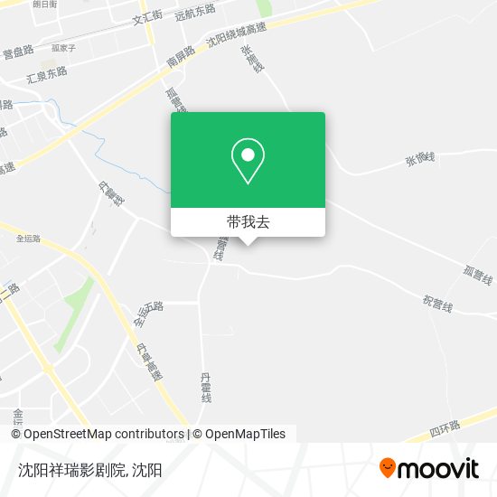 沈阳祥瑞影剧院地图