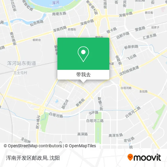 浑南开发区邮政局地图