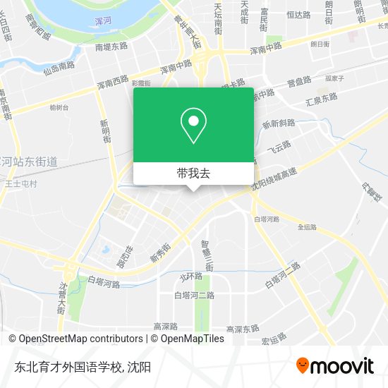 东北育才外国语学校地图
