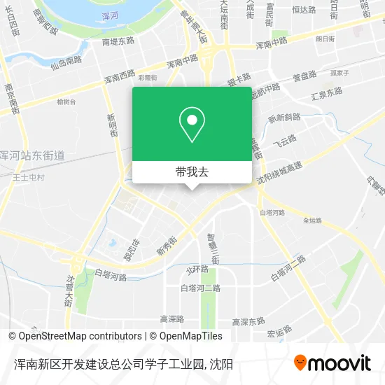 浑南新区开发建设总公司学子工业园地图
