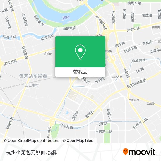 杭州小笼包刀削面地图