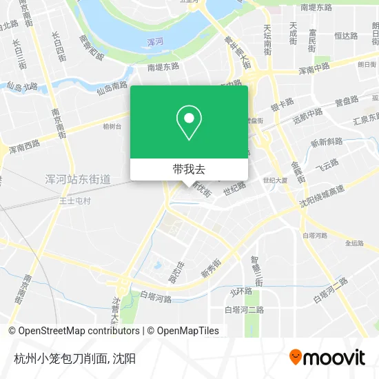 杭州小笼包刀削面地图