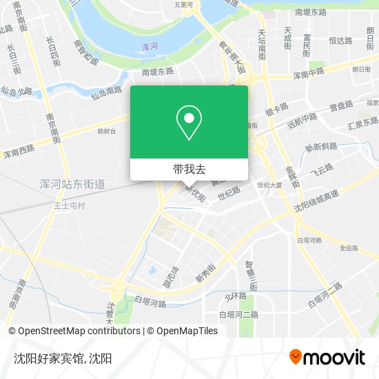 沈阳好家宾馆地图