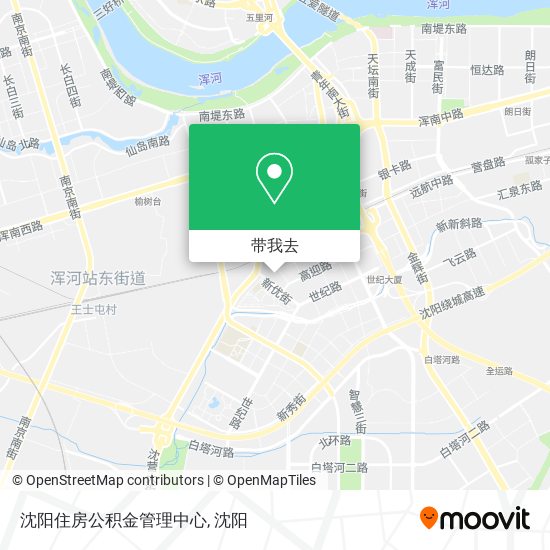 沈阳住房公积金管理中心地图