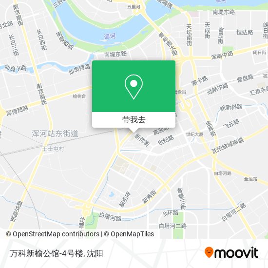 万科新榆公馆-4号楼地图