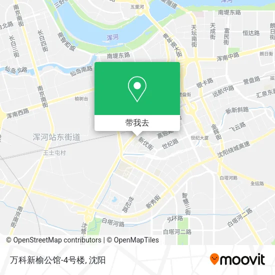 万科新榆公馆-4号楼地图