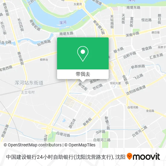 中国建设银行24小时自助银行(沈阳沈营路支行)地图