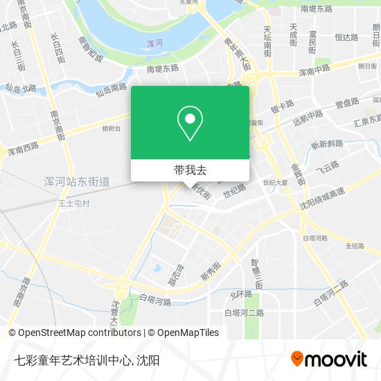 七彩童年艺术培训中心地图