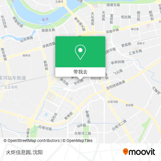 火炬信息园地图