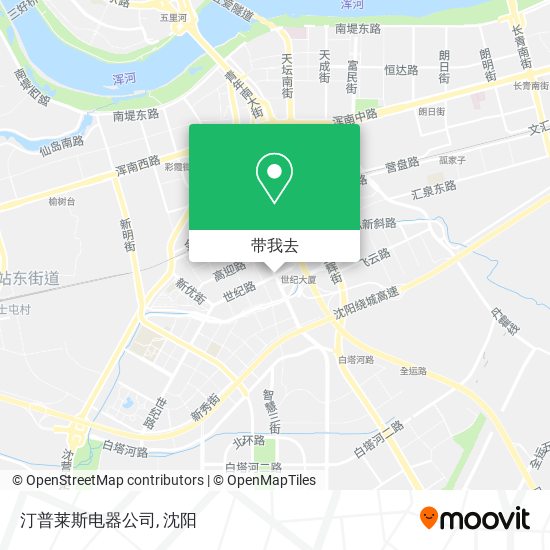 汀普莱斯电器公司地图