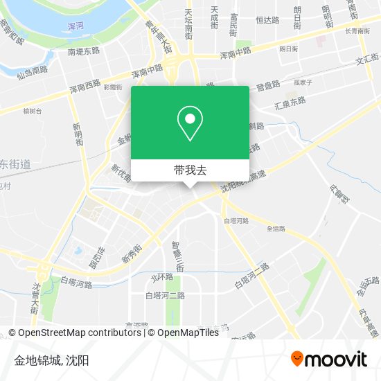 金地锦城地图