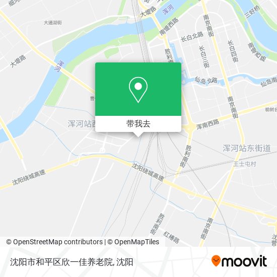 沈阳市和平区欣一佳养老院地图