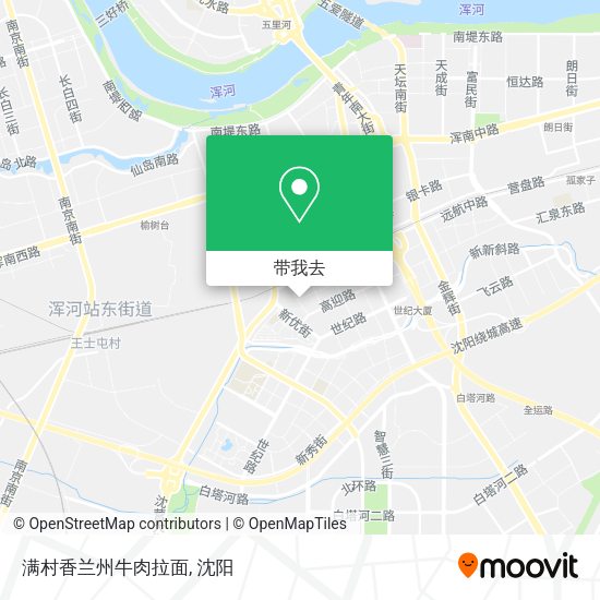 满村香兰州牛肉拉面地图