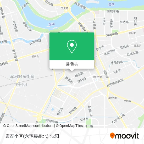 康泰小区(六宅臻品北)地图