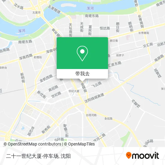 二十一世纪大厦-停车场地图
