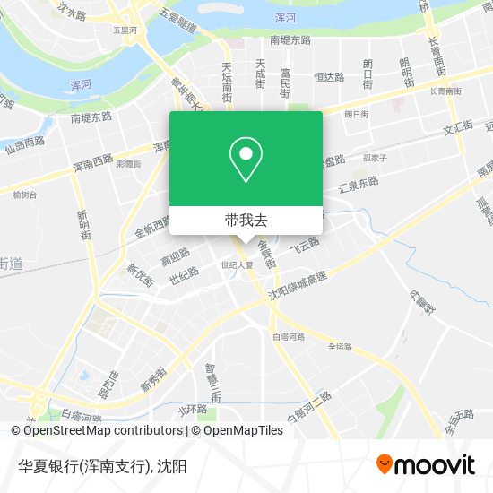华夏银行(浑南支行)地图