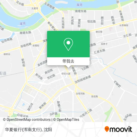 华夏银行(浑南支行)地图