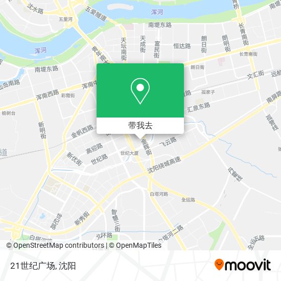 21世纪广场地图
