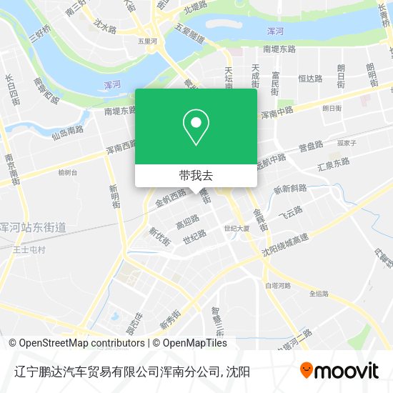 辽宁鹏达汽车贸易有限公司浑南分公司地图
