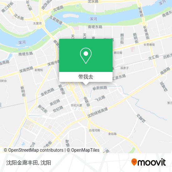 沈阳金廊丰田地图