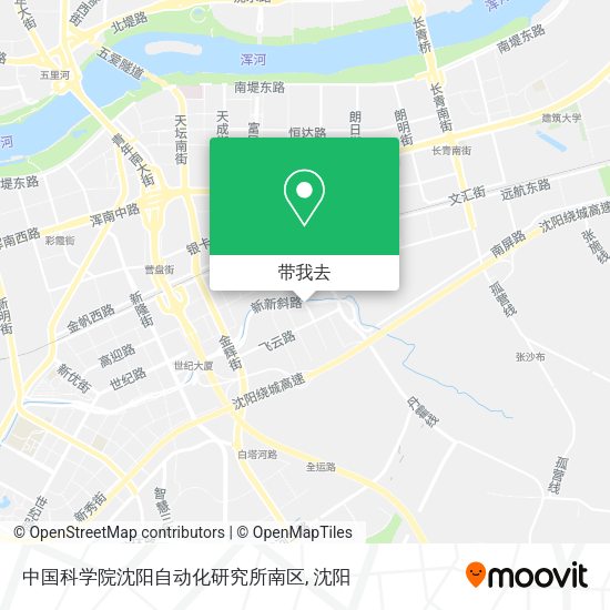 中国科学院沈阳自动化研究所南区地图