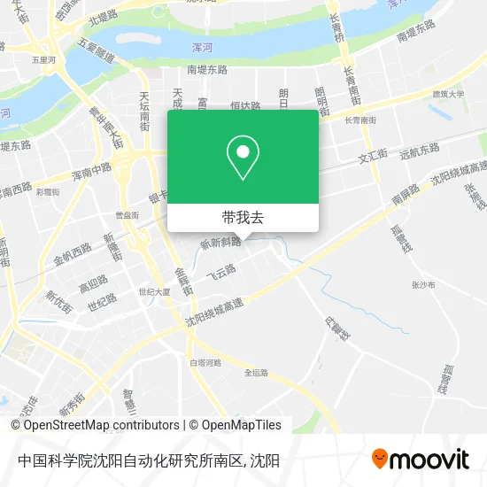 中国科学院沈阳自动化研究所南区地图