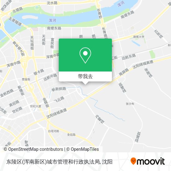 东陵区(浑南新区)城市管理和行政执法局地图