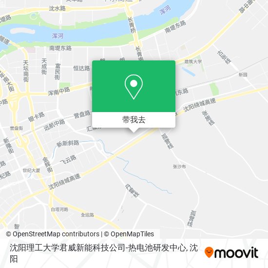 沈阳理工大学君威新能科技公司-热电池研发中心地图