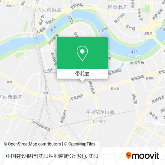 中国建设银行(沈阳胜利南街分理处)地图