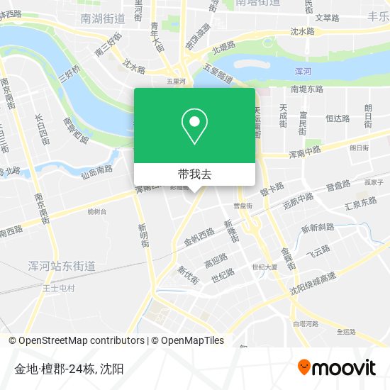 金地·檀郡-24栋地图