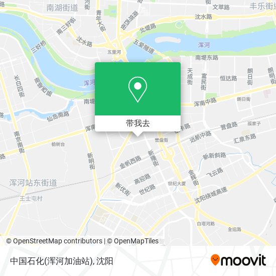 中国石化(浑河加油站)地图