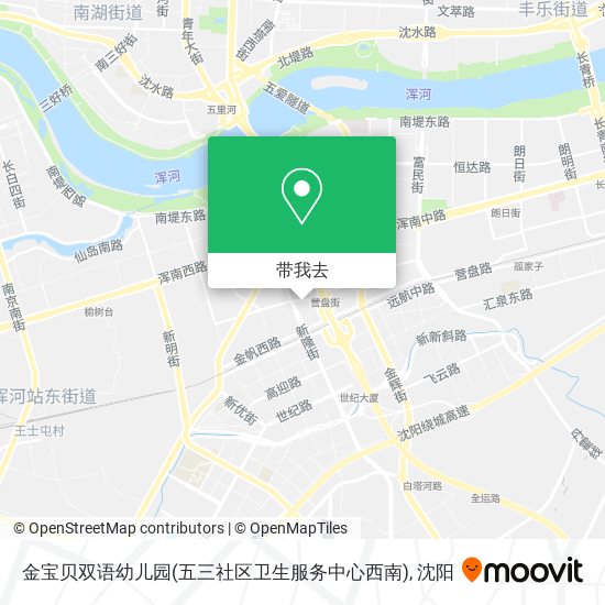 金宝贝双语幼儿园(五三社区卫生服务中心西南)地图