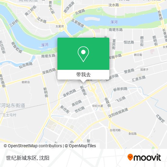 世纪新城东区地图