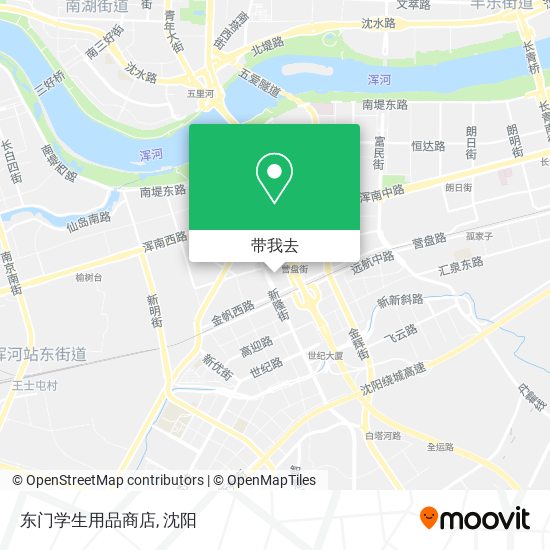 东门学生用品商店地图