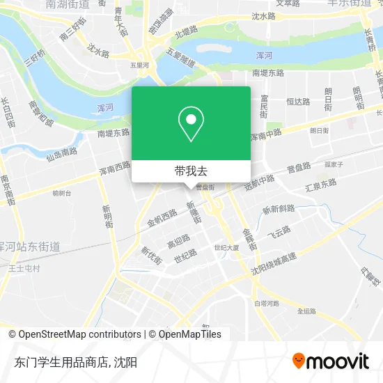 东门学生用品商店地图