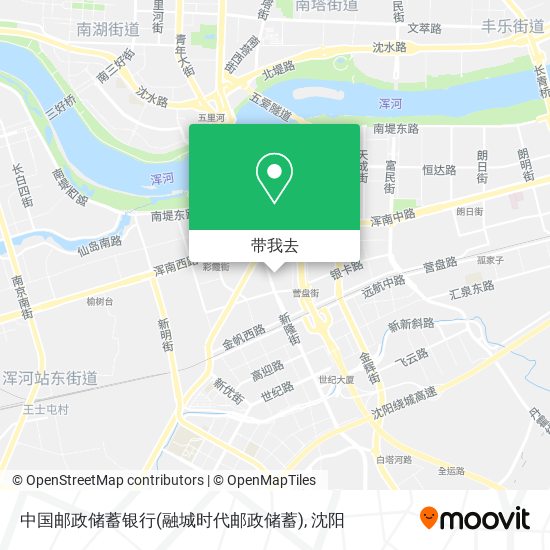 中国邮政储蓄银行(融城时代邮政储蓄)地图