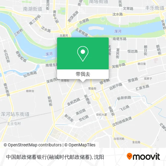 中国邮政储蓄银行(融城时代邮政储蓄)地图