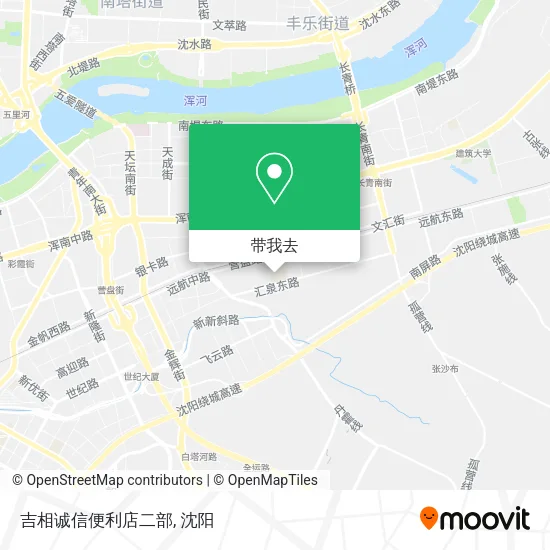吉相诚信便利店二部地图