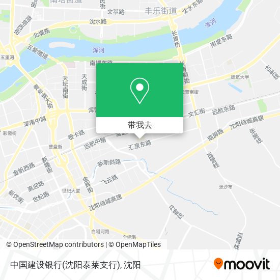 中国建设银行(沈阳泰莱支行)地图